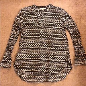 H&M tribal print shirt